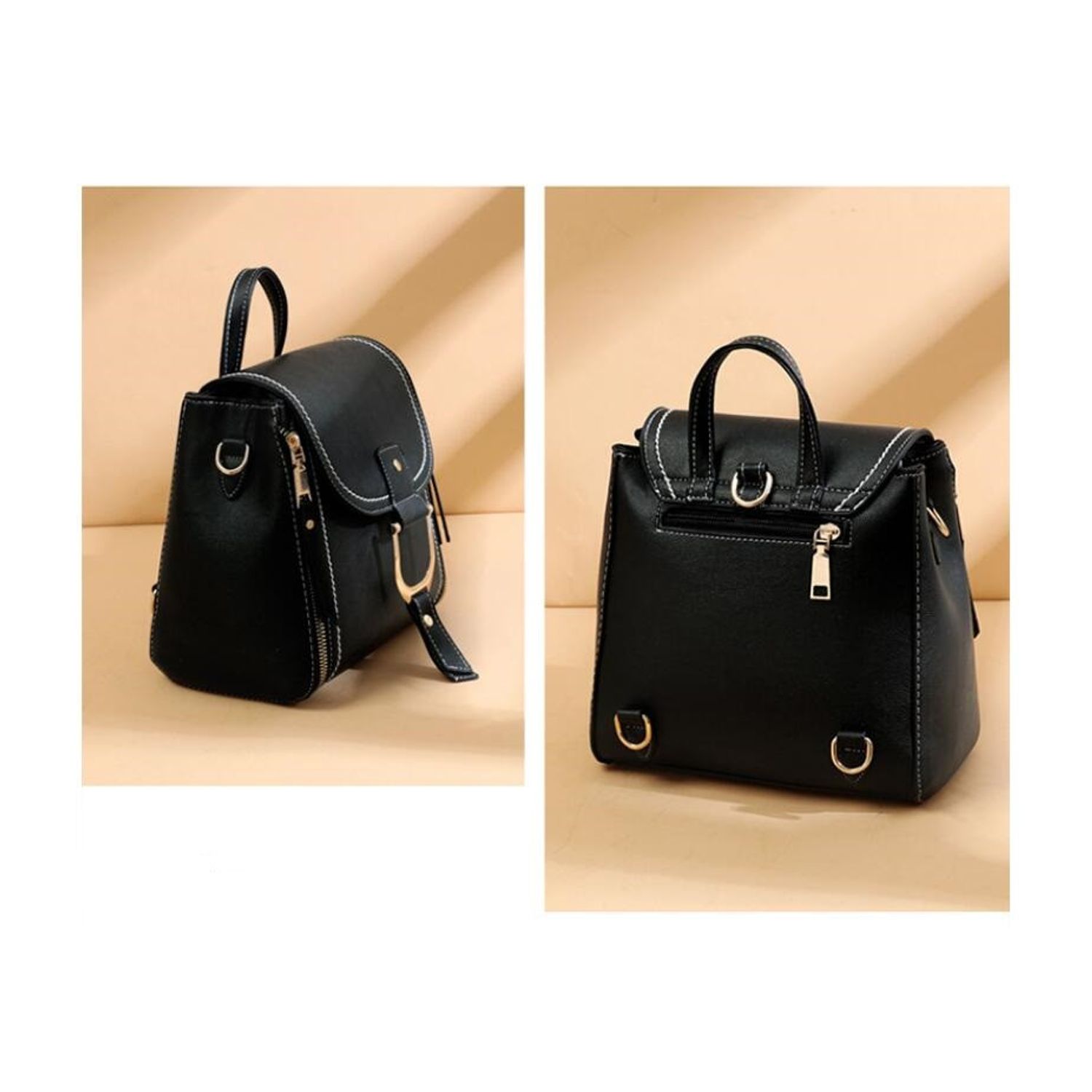 Rucsac dama, Prema GT2274, Negru fotografia produsului View 5 L