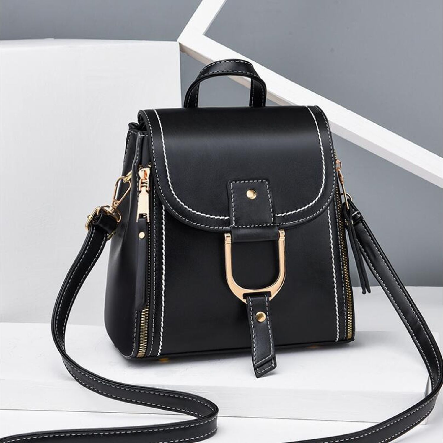 Rucsac dama, Prema GT2274, Negru fotografia produsului