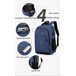 Rucsac pentru barbati, Rafael GT2142, Negru fotografia produsului View 3 S