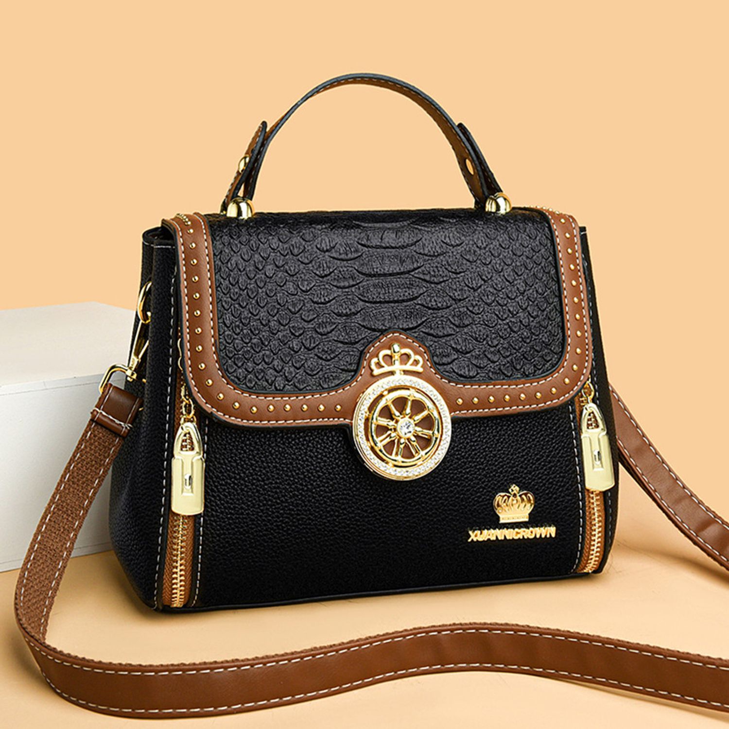 Geanta dama, Christabella GT2271, Negru fotografia produsului View 3 L