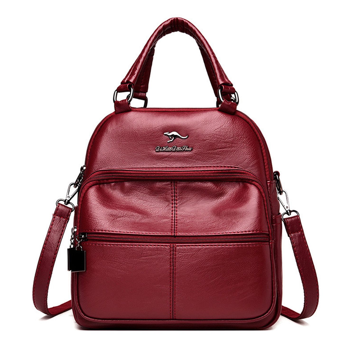 Geanta tip rucsac, Arya GT2259, Rosu fotografia produsului