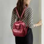 Geanta tip rucsac, Arya GT2259, Rosu fotografia produsului View 2 S
