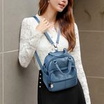 Geanta tip rucsac, Arya GT2256, Albastru fotografia produsului View 2 S