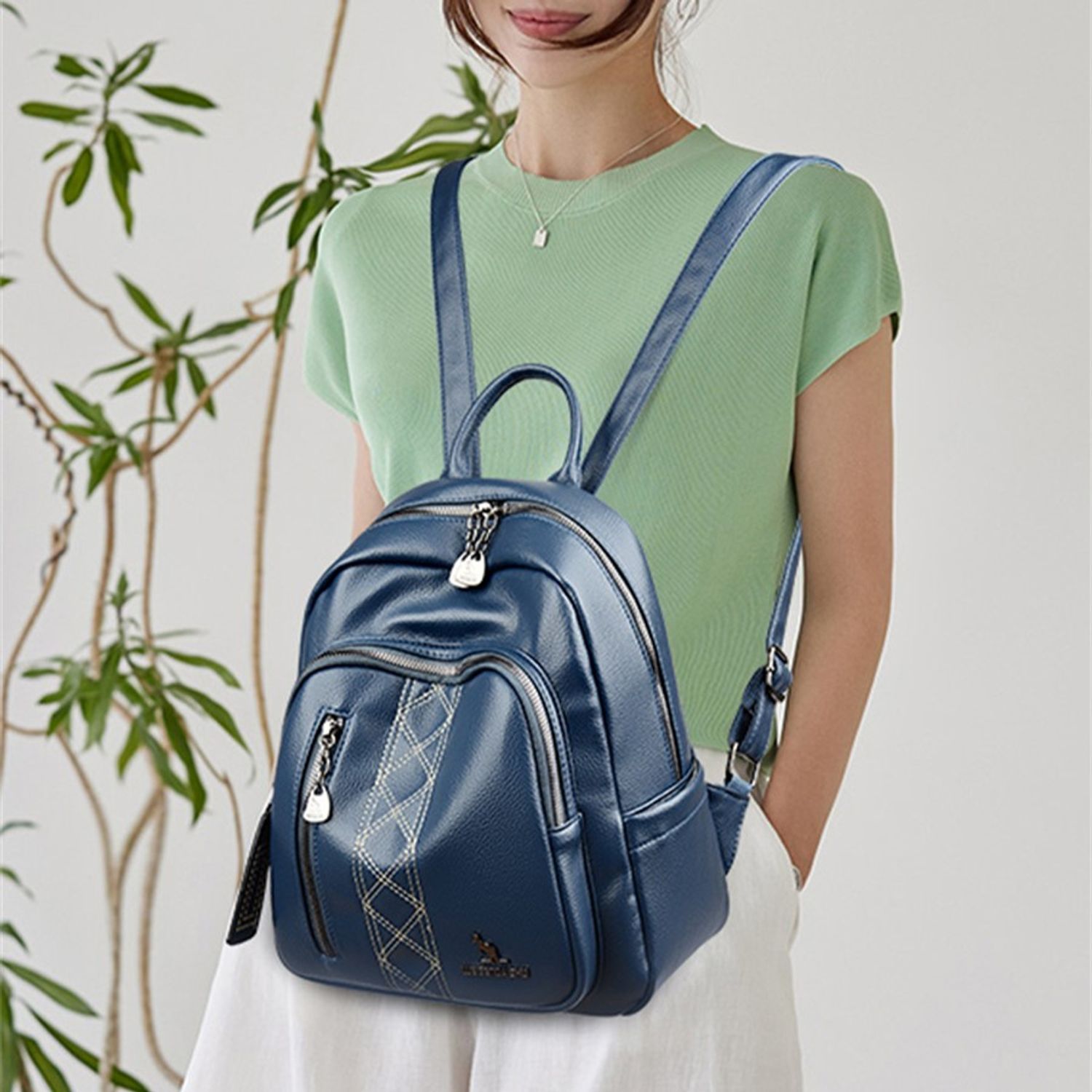 Rucsac dama Ariel GT2253, Albastru fotografia produsului View 2 L