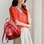Rucsac dama Ariel GT2254, Rosu fotografia produsului View 5 S
