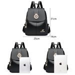 Rucsac dama Aleah GT2249, Negru fotografia produsului View 5 S