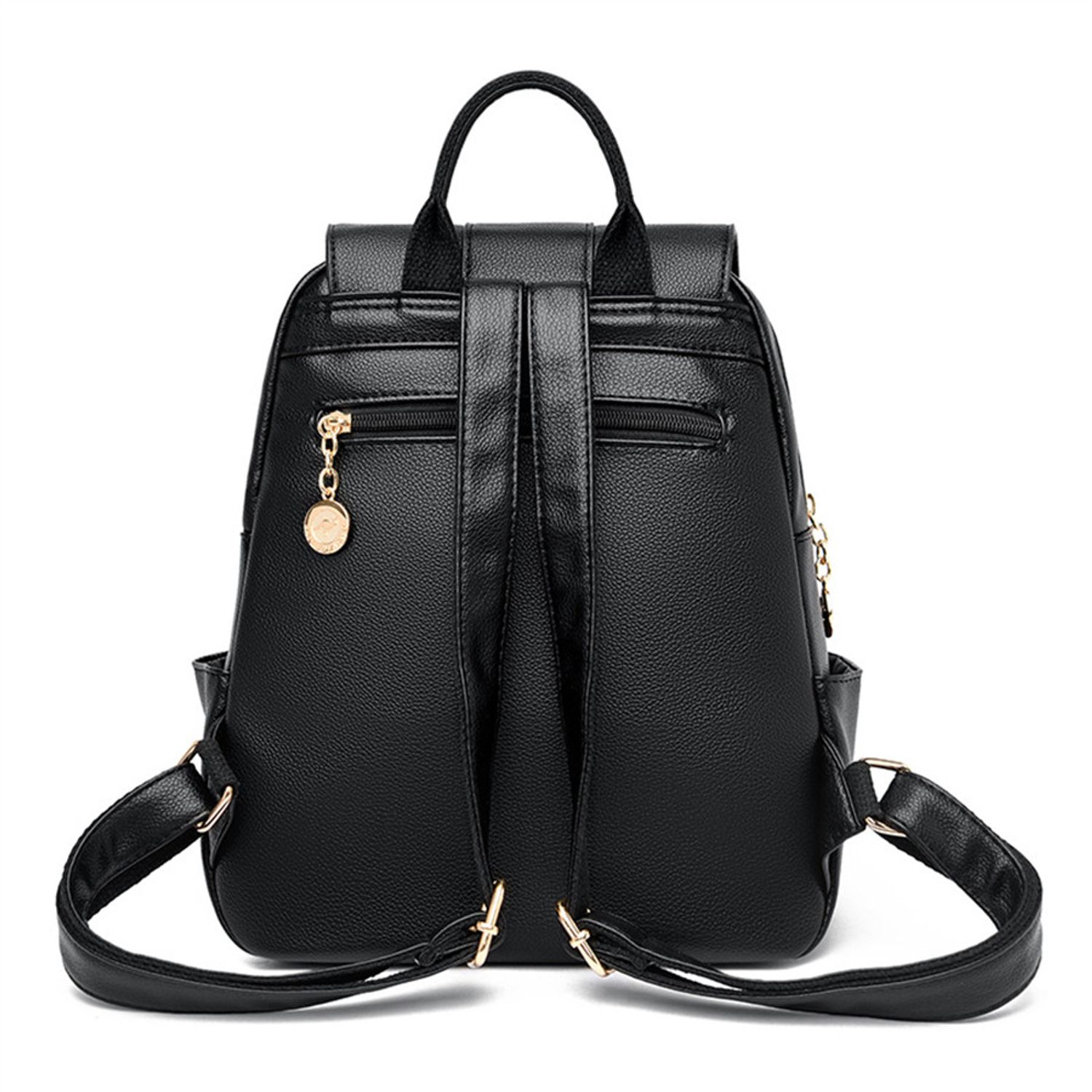 Rucsac dama Aleah GT2249, Negru fotografia produsului View 6 L