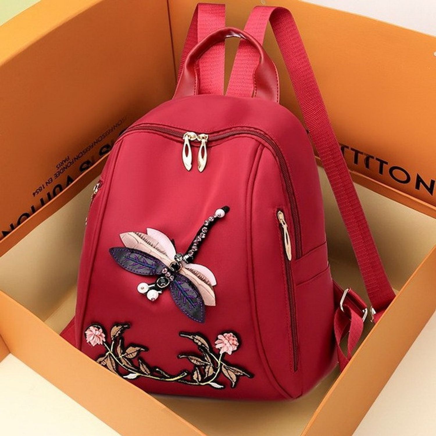 Rucsac dama, Adria GT2090, Rosu fotografia produsului View 2 L