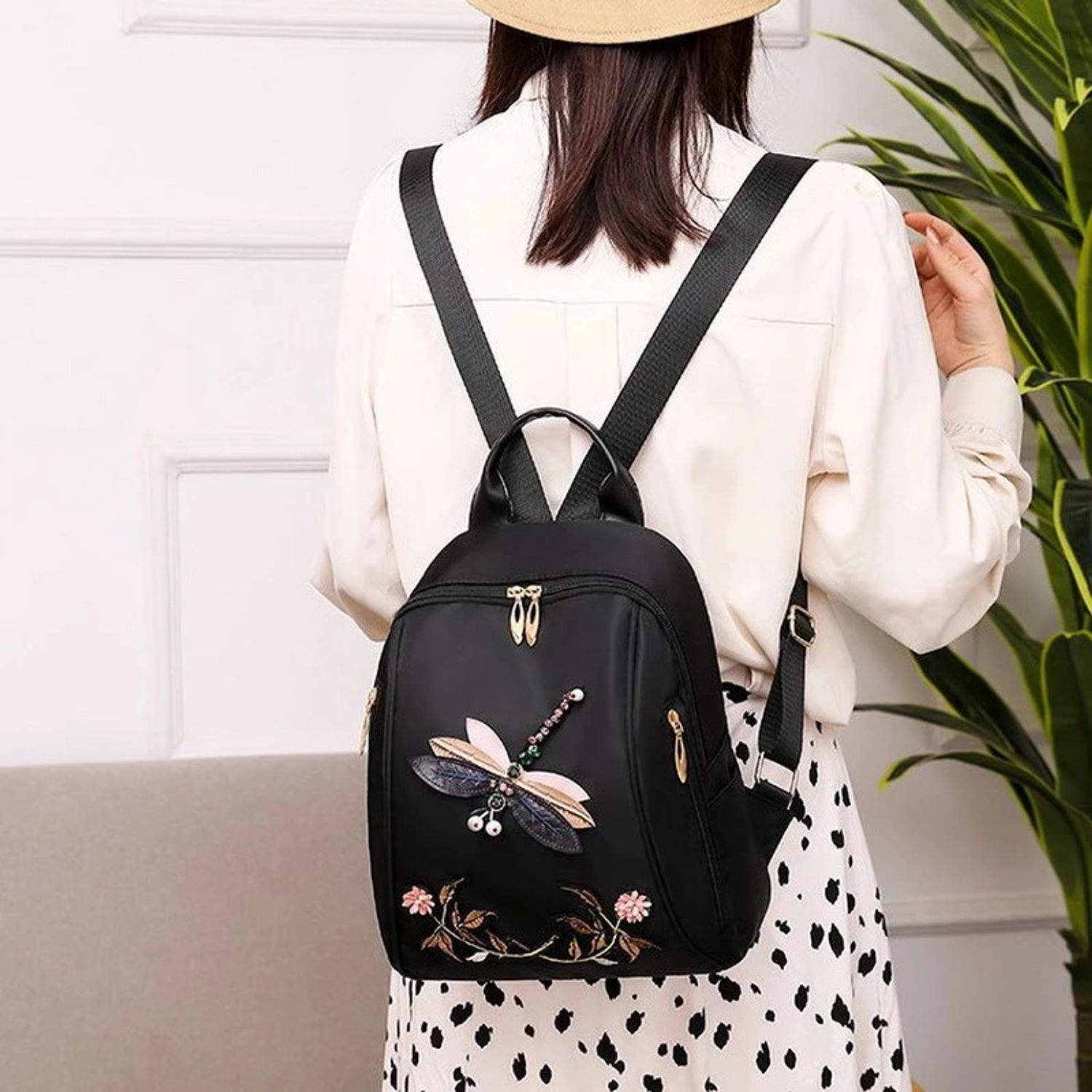 Rucsac dama, Adria GT2088, Negru fotografia produsului View 2 L