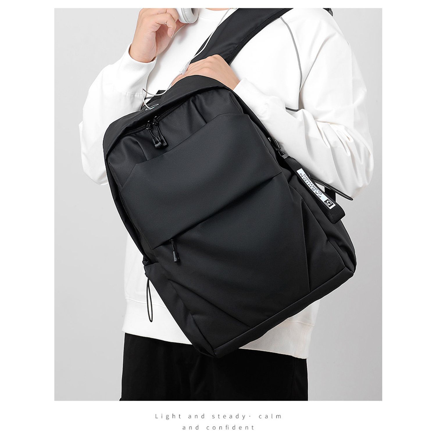 Rucsac unisex, Andreas GT2086, Negru fotografia produsului View 4 L