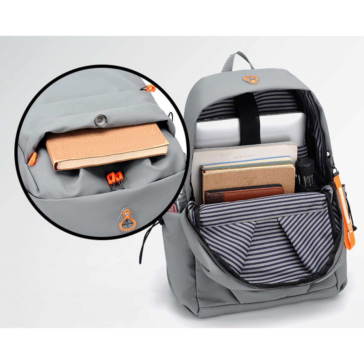 Rucsac unisex, Andreas GT2086, Negru fotografia produsului View 2 L
