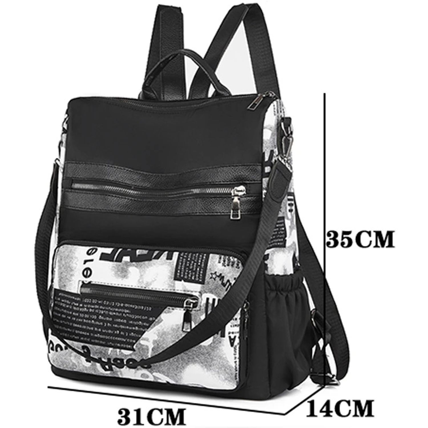 Rucsac dama Amaya GT2182, Negru fotografia produsului View 6 L