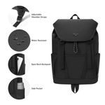 Rucsac unisex, Adeline GT2316, Negru fotografia produsului View 6 S