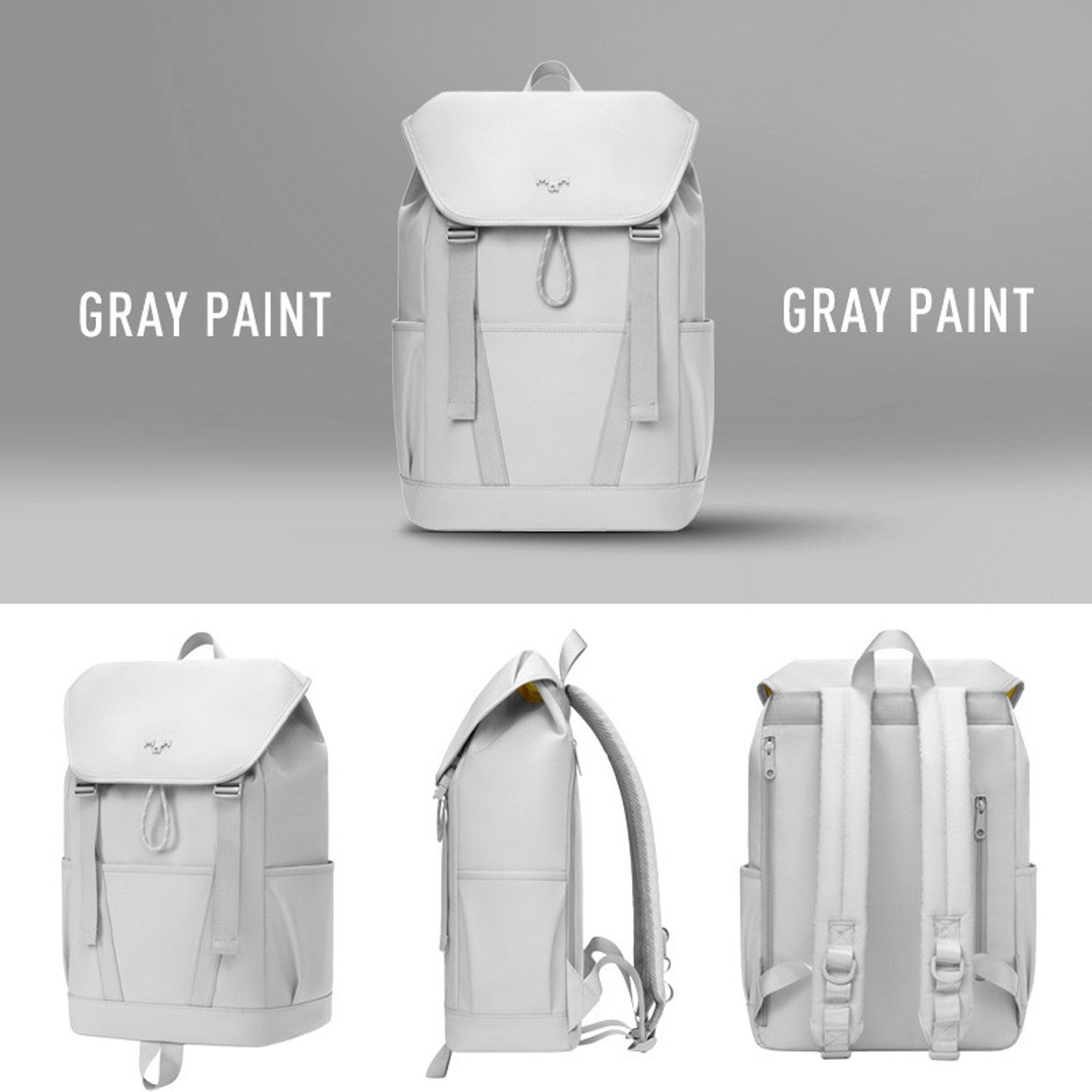 Rucsac unisex, Adeline GT2318, Gri fotografia produsului View 8 L
