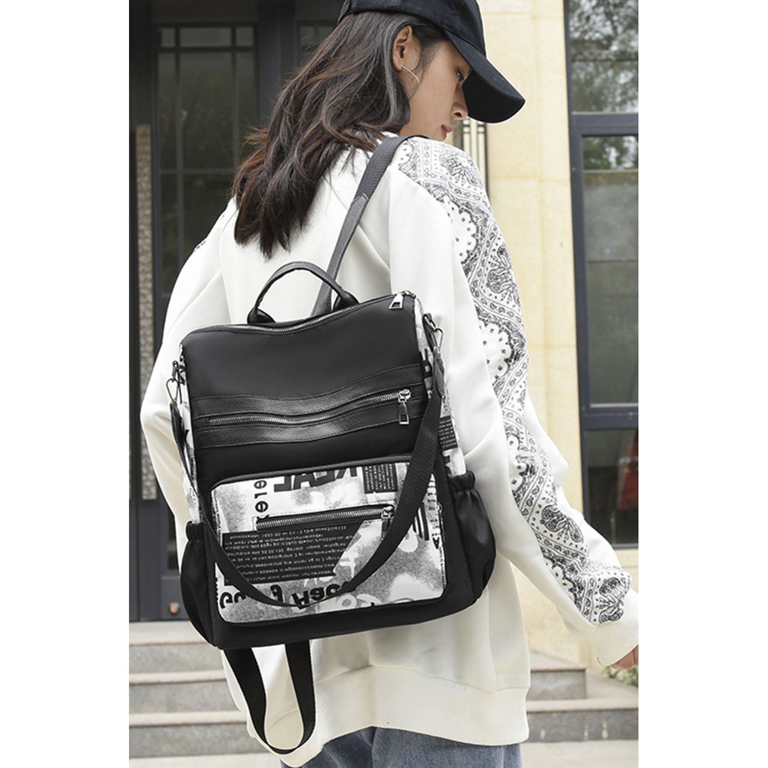 Rucsac dama Amaya GT2182, Negru fotografia produsului View 8 L