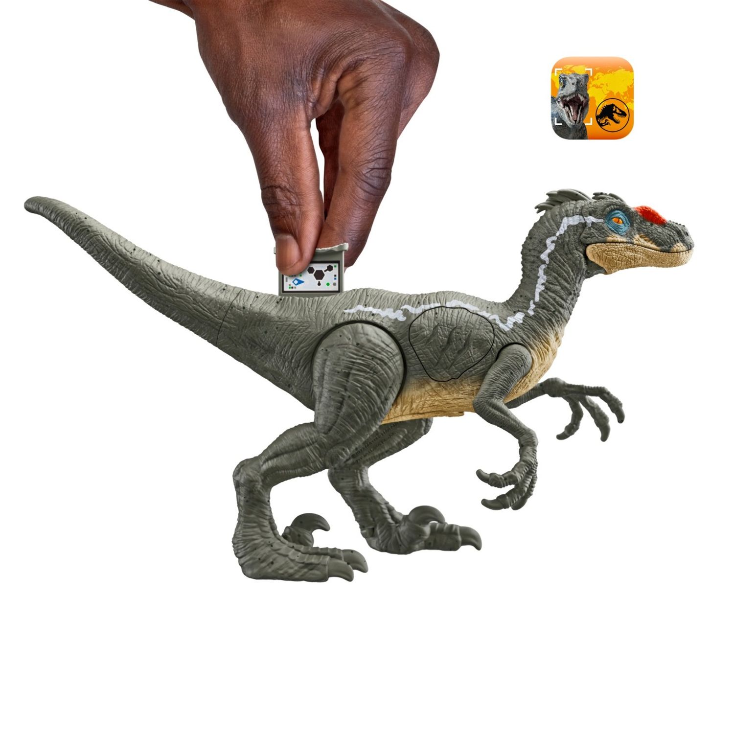 Jurassic World Epic Attack Dinozaur Velociraptor fotografia produsului View 3 L