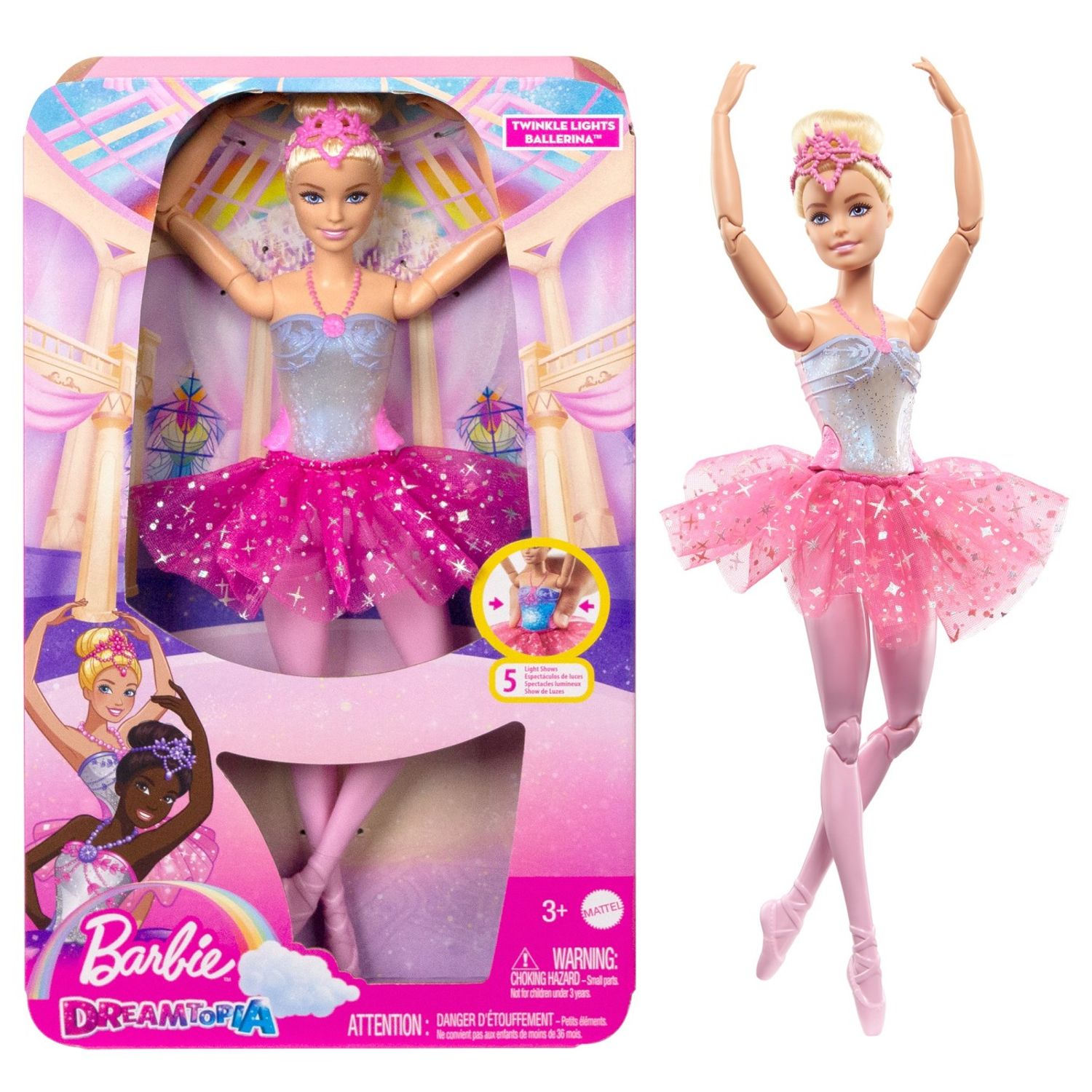 Barbie Papusa Barbie Dreamtopia Balerina fotografia produsului View 8 L