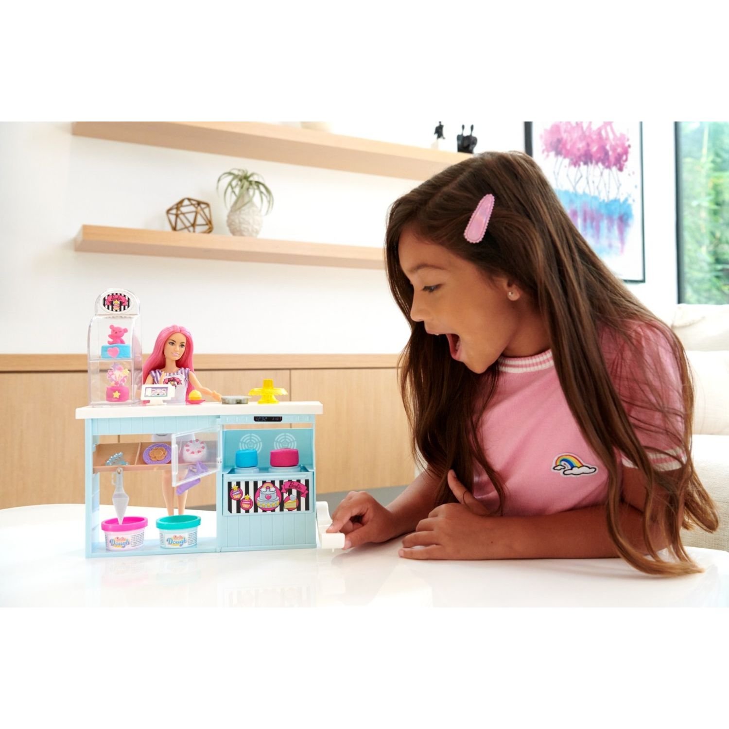 Barbie You Can Be Anything Set Cofetarie fotografia produsului View 3 L