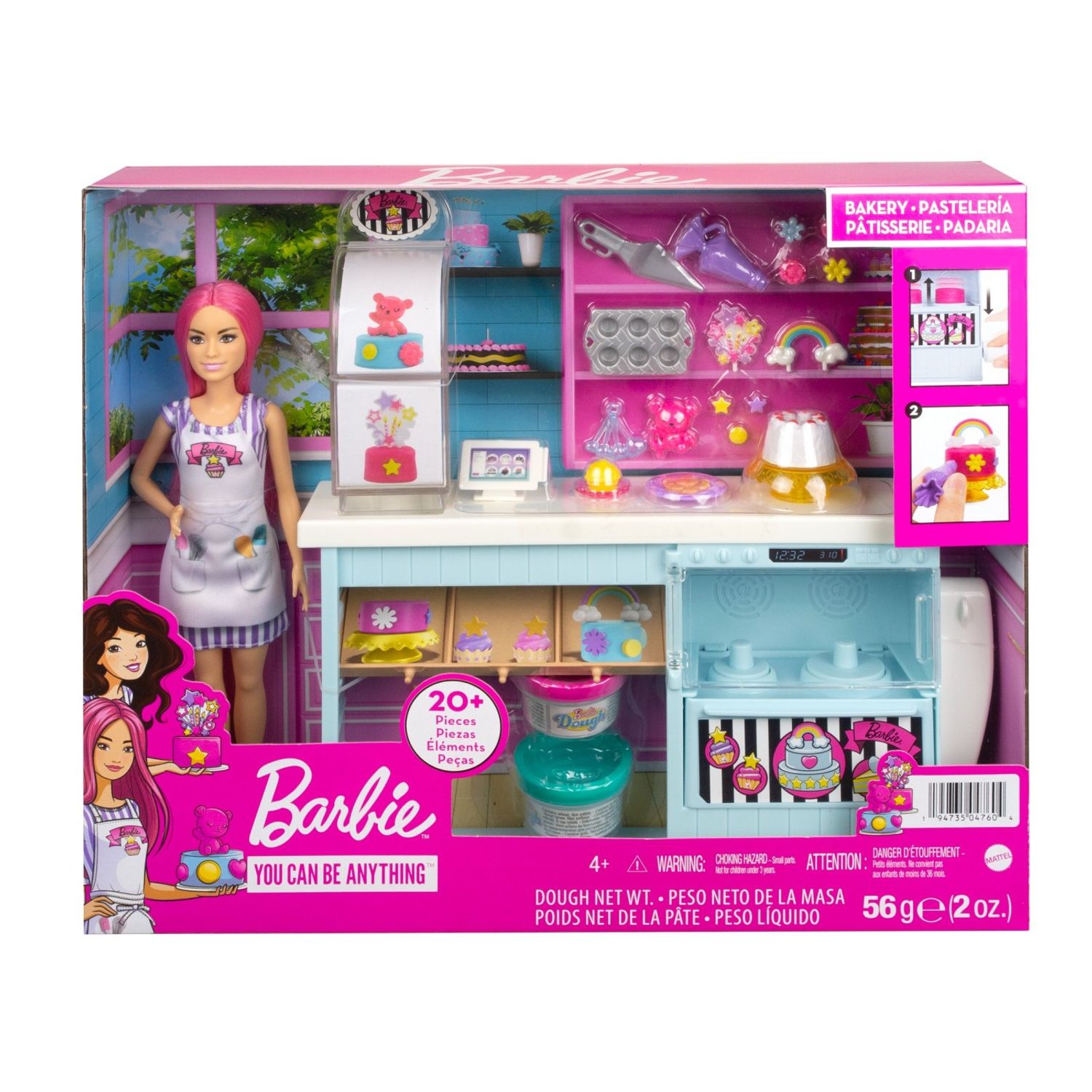 Barbie You Can Be Anything Set Cofetarie fotografia produsului