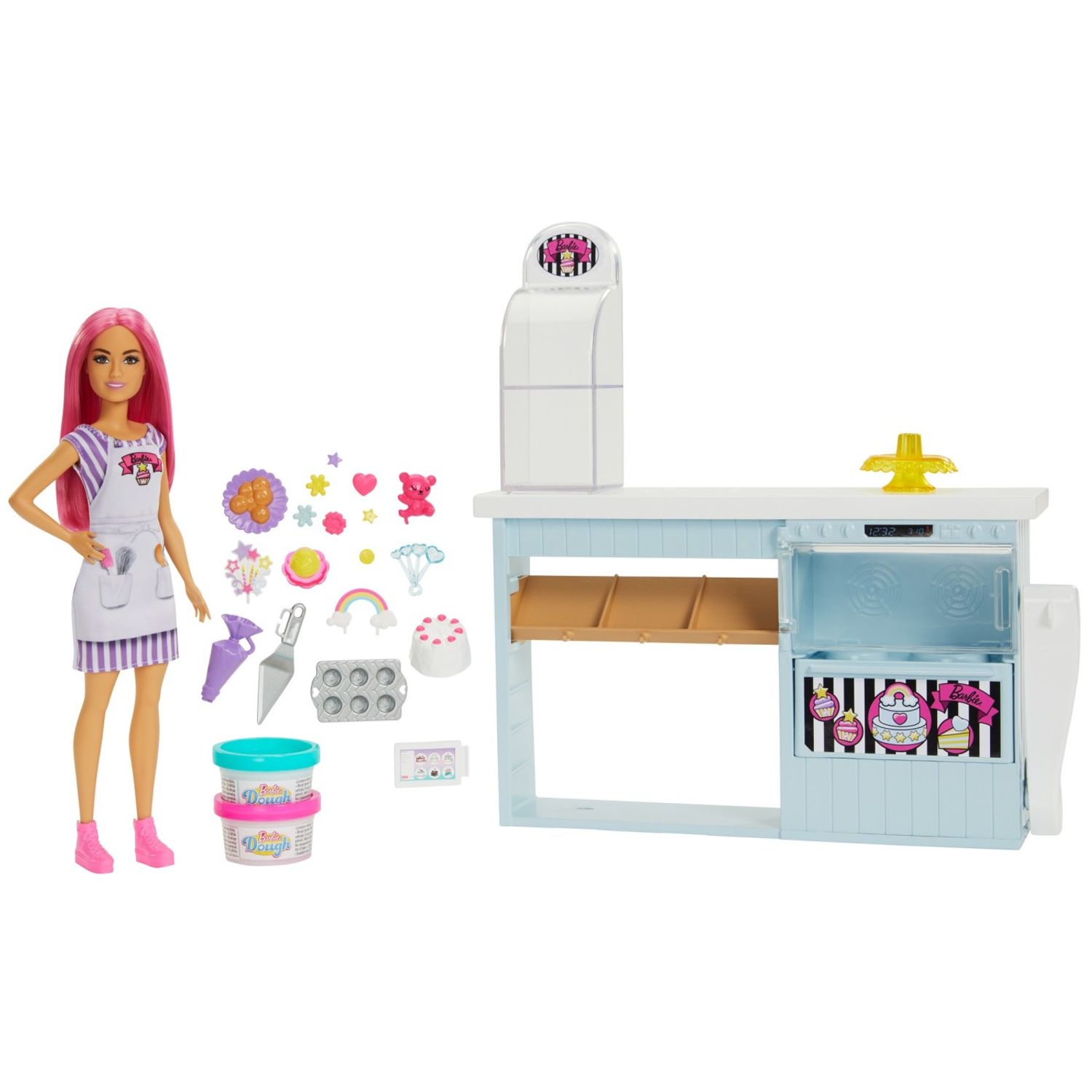 Barbie You Can Be Anything Set Cofetarie fotografia produsului View 2 L