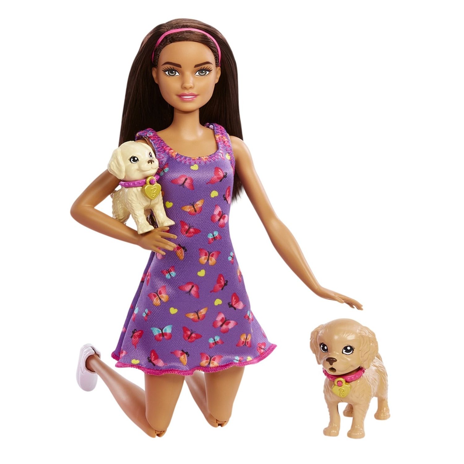 Barbie Set Papusa Barbie Pup Adoption fotografia produsului View 3 L