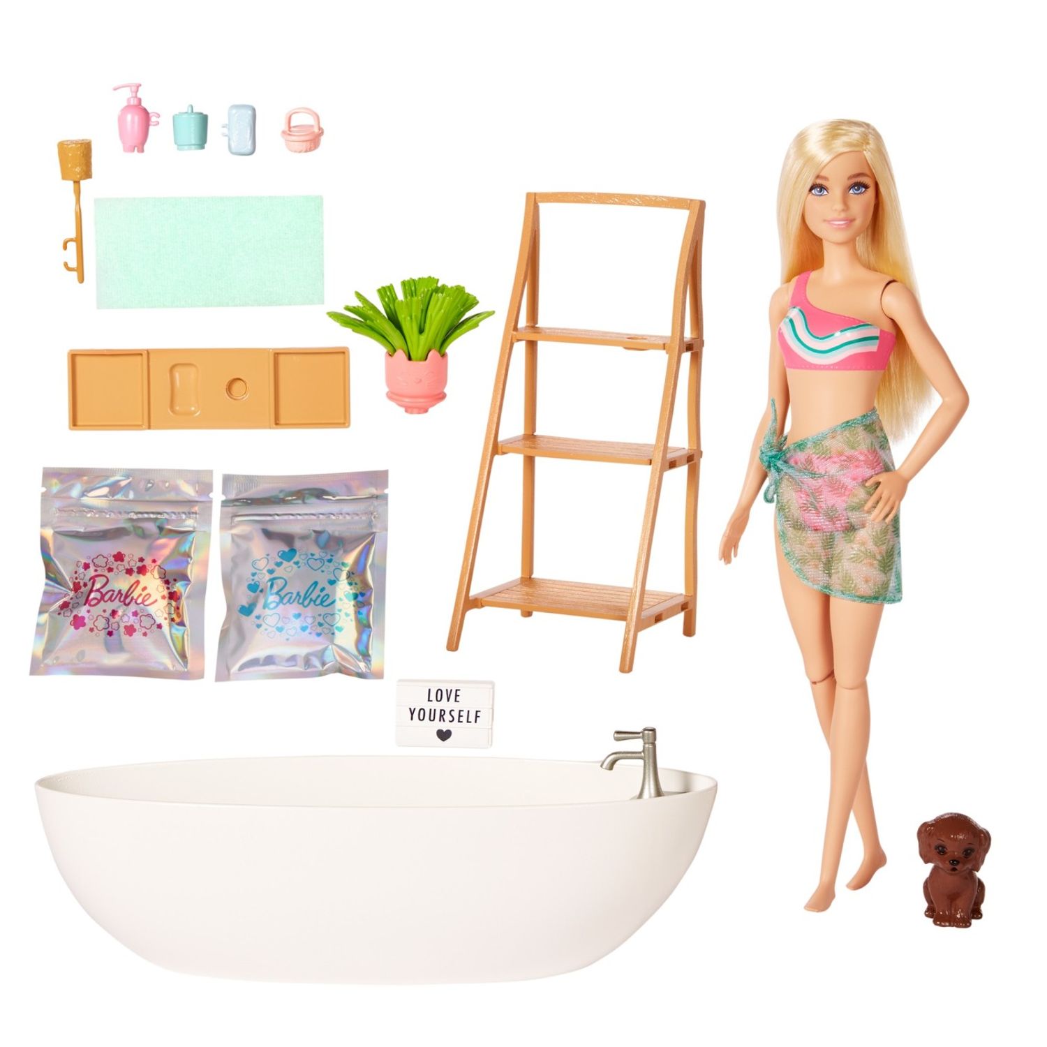 Babrie Self Care Set Papusa Si Baie Cu Confetti fotografia produsului View 4 L