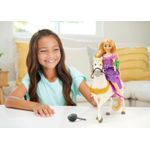 Disney Princess Set Papusa Rapunzel Si Calul Maximus fotografia produsului View 3 S