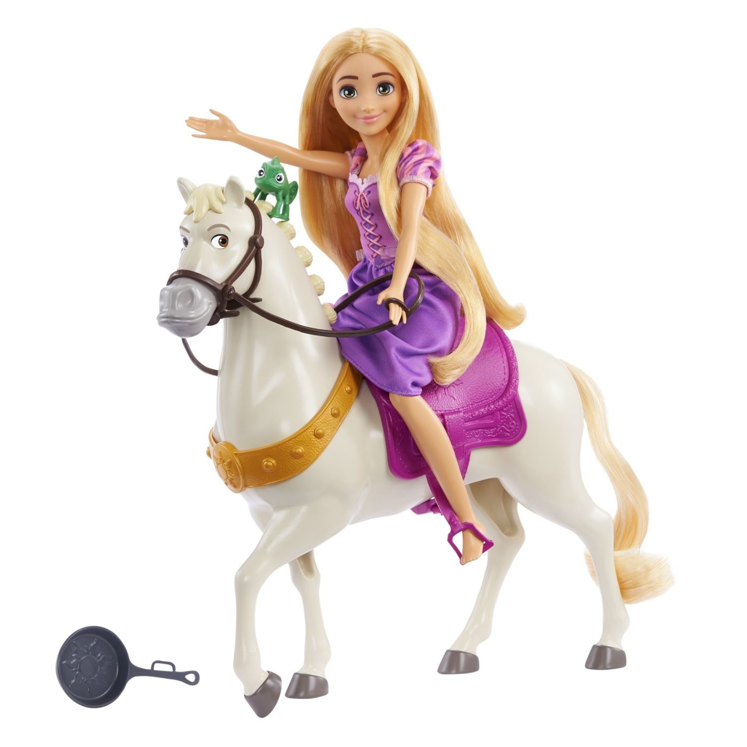 Disney Princess Set Papusa Rapunzel Si Calul Maximus fotografia produsului View 2 L