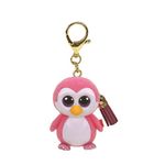 Plus Breloc Ty 8.5Cm Mini Boos Glider Pinguin Roz fotografia produsului