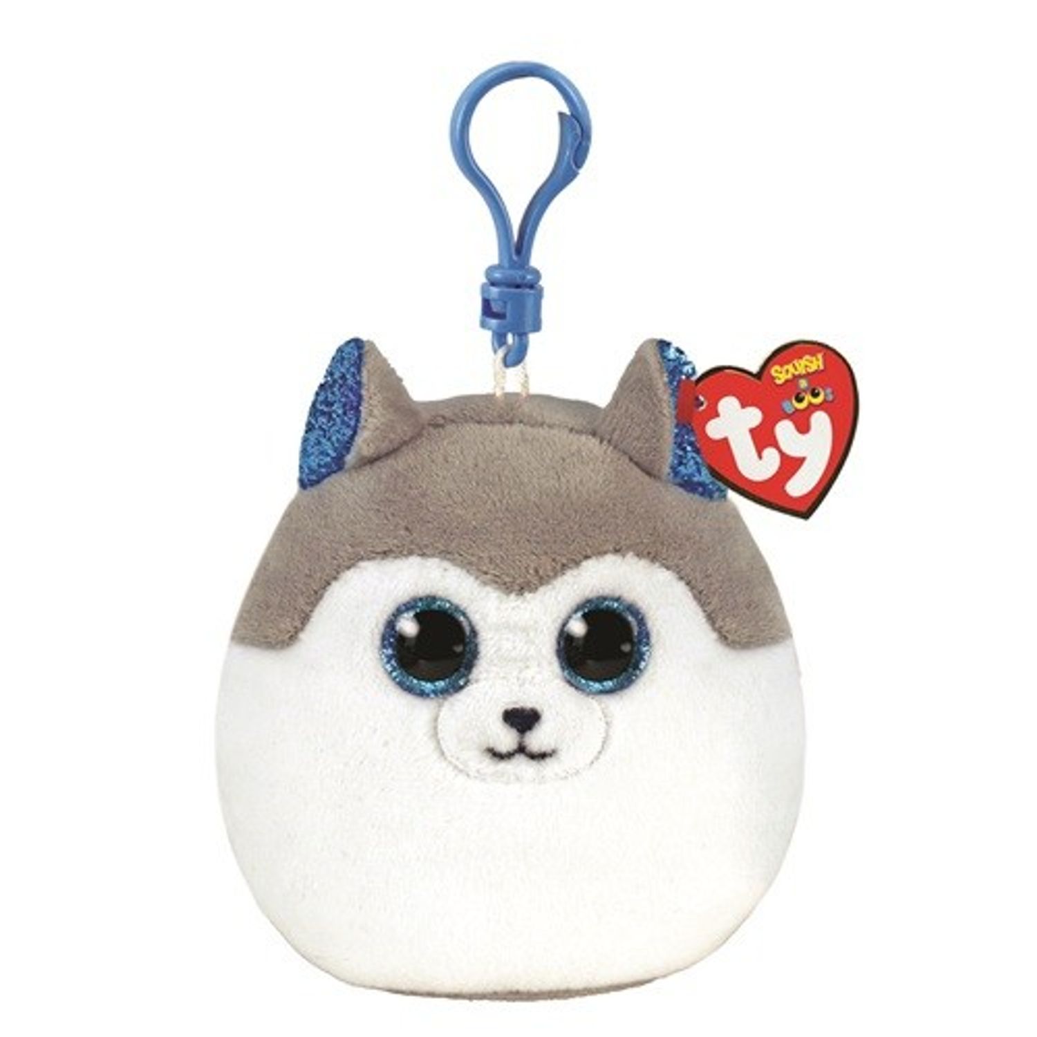 Plus Breloc Ty 8.5Cm Squishy Beanies Slush Husky fotografia produsului