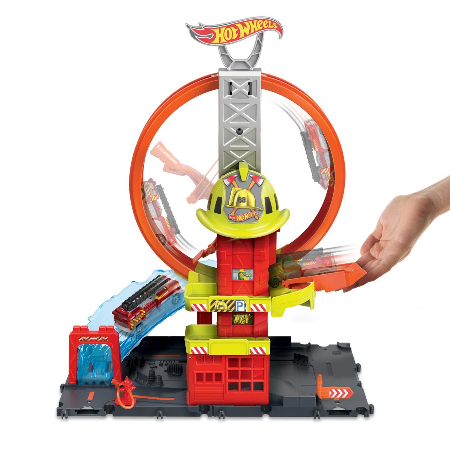 Hot Wheels Statia De Pompieri Super Loop fotografia produsului View 5 L