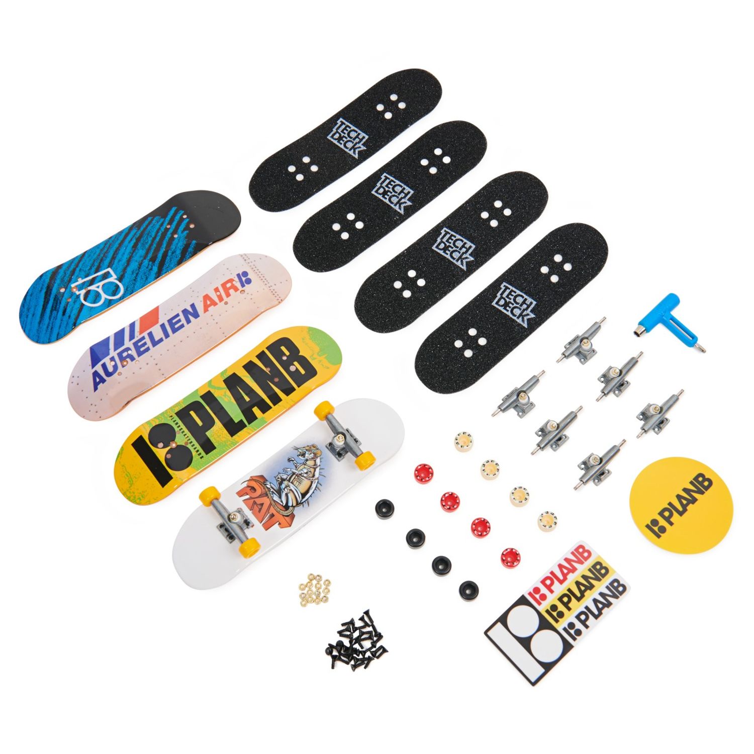Tech Deck Pachet 4 Piese Fingerboard I: Planb 9.6Cm fotografia produsului View 2 L