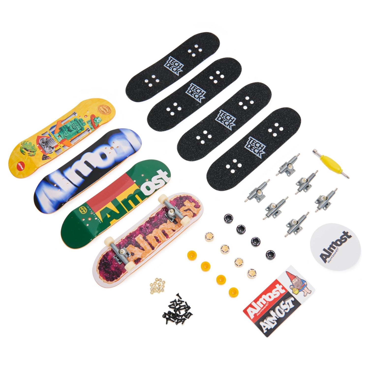 Tech Deck Pachet 4 Piese Fingerboard Almost 9.6Cm fotografia produsului View 2 L