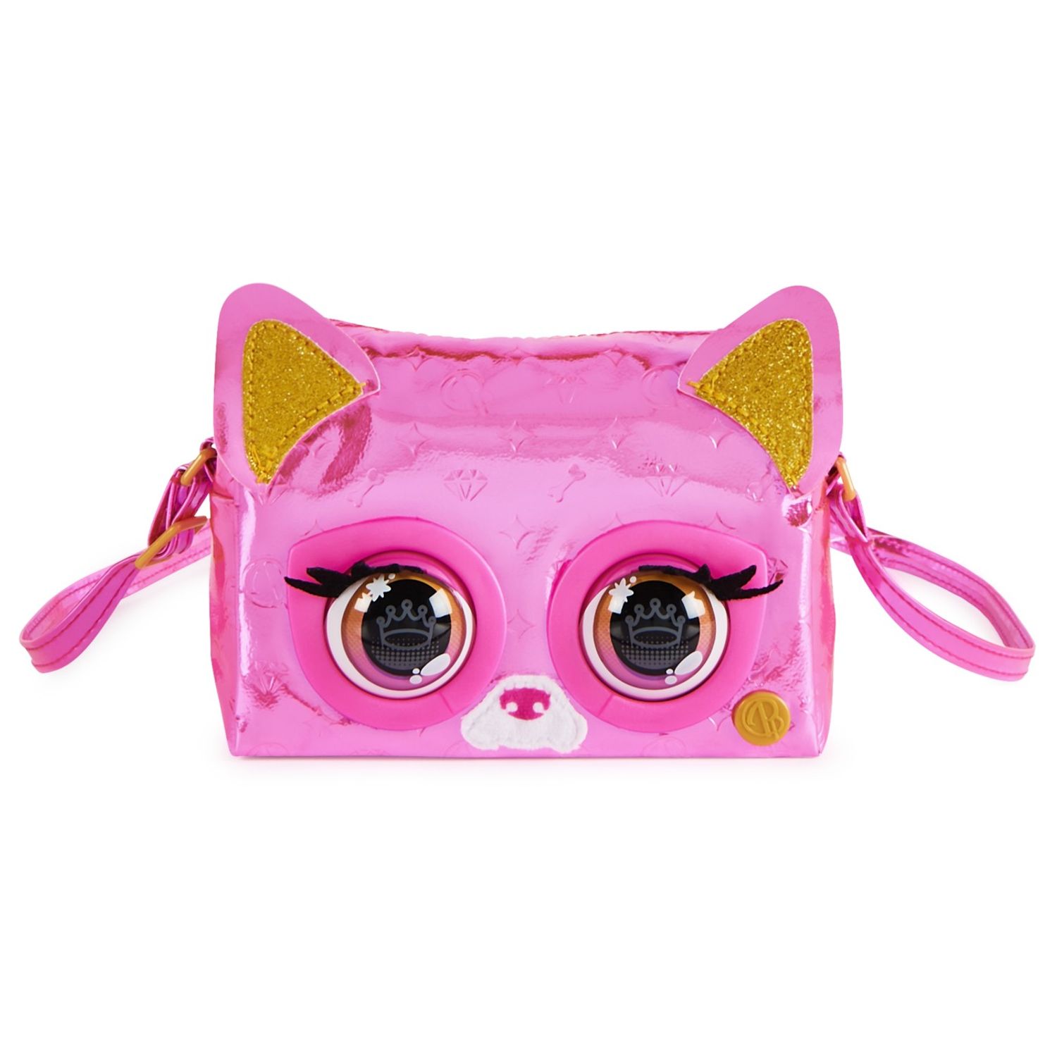 Purse Pets Geanta Metallic Magic Flashy Frenchie fotografia produsului View 5 L