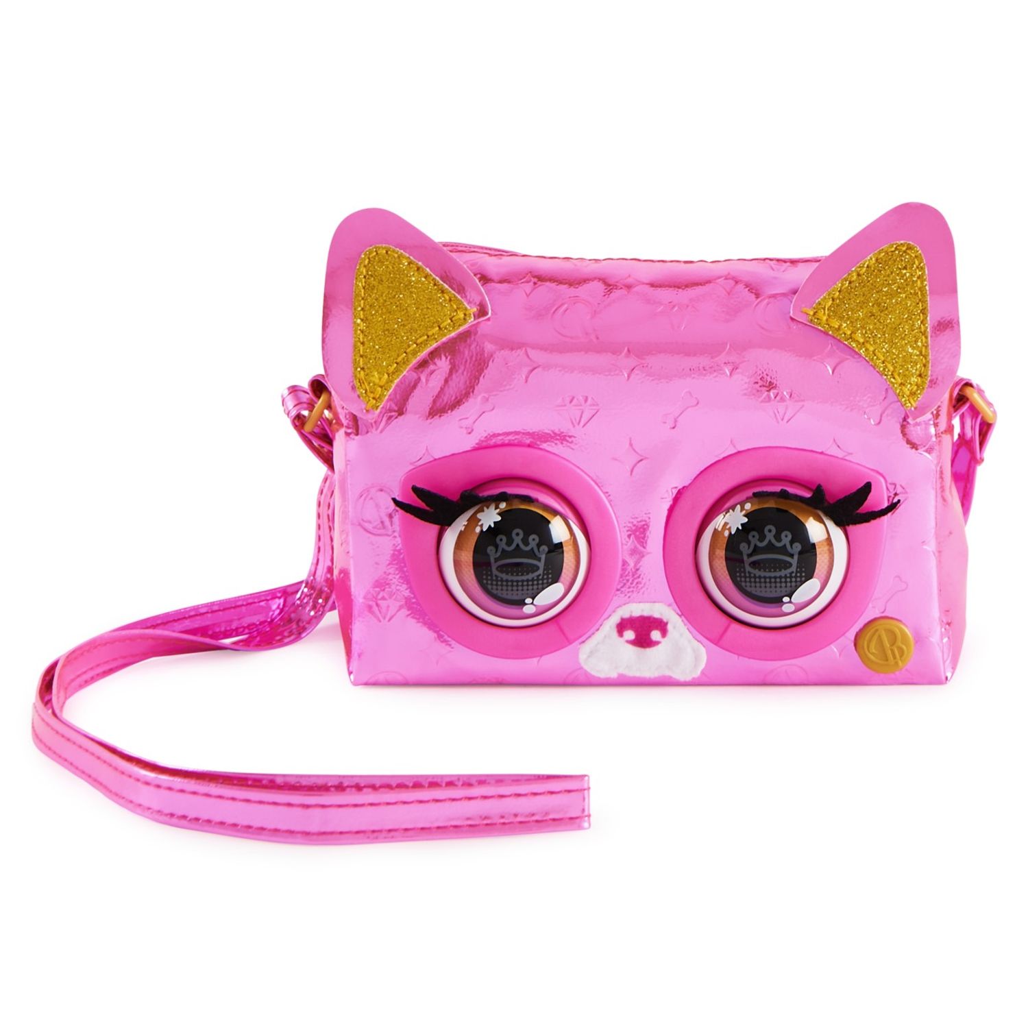 Purse Pets Geanta Metallic Magic Flashy Frenchie fotografia produsului View 6 L