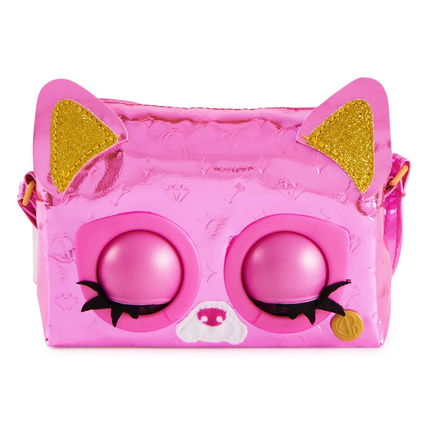 Purse Pets Geanta Metallic Magic Flashy Frenchie fotografia produsului View 2 L
