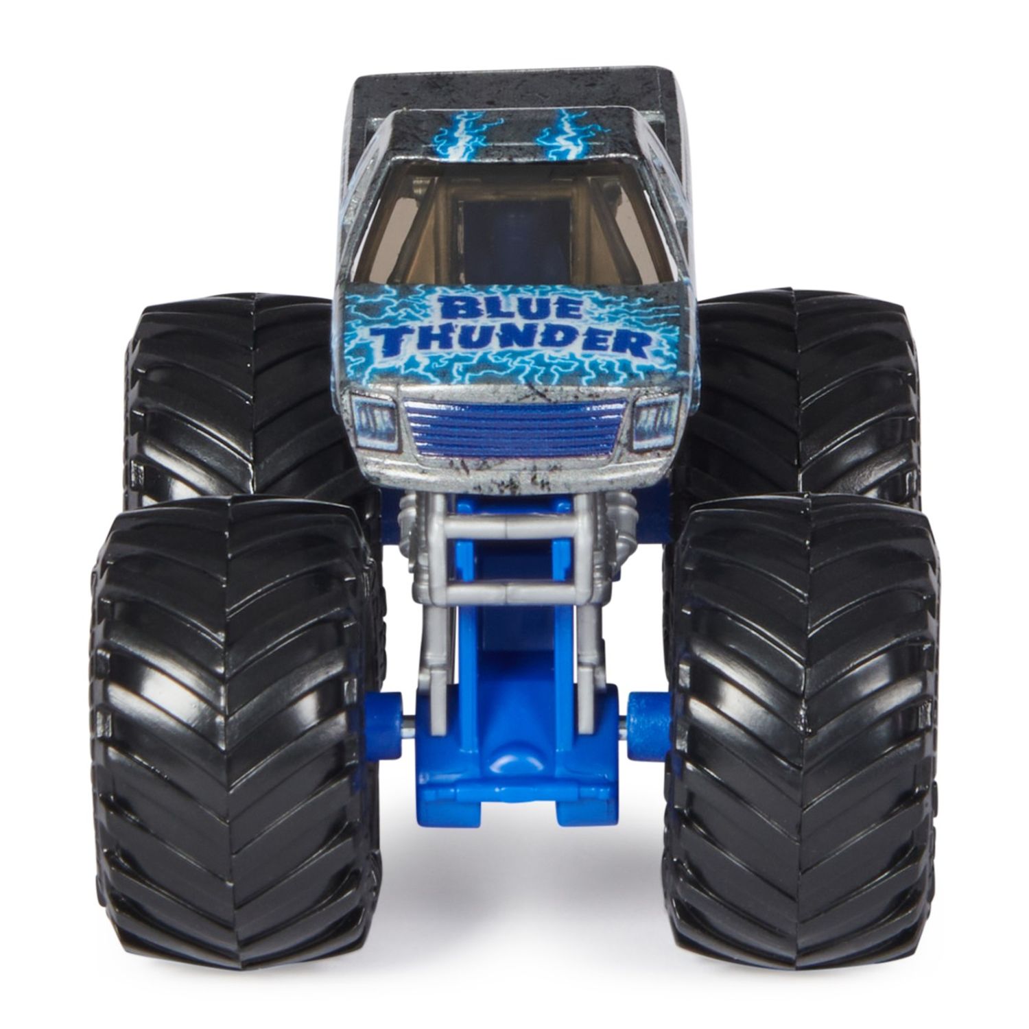 Monster Jam Masinuta Metalica Blue Thunder Scara 1 La 64 fotografia produsului View 2 L