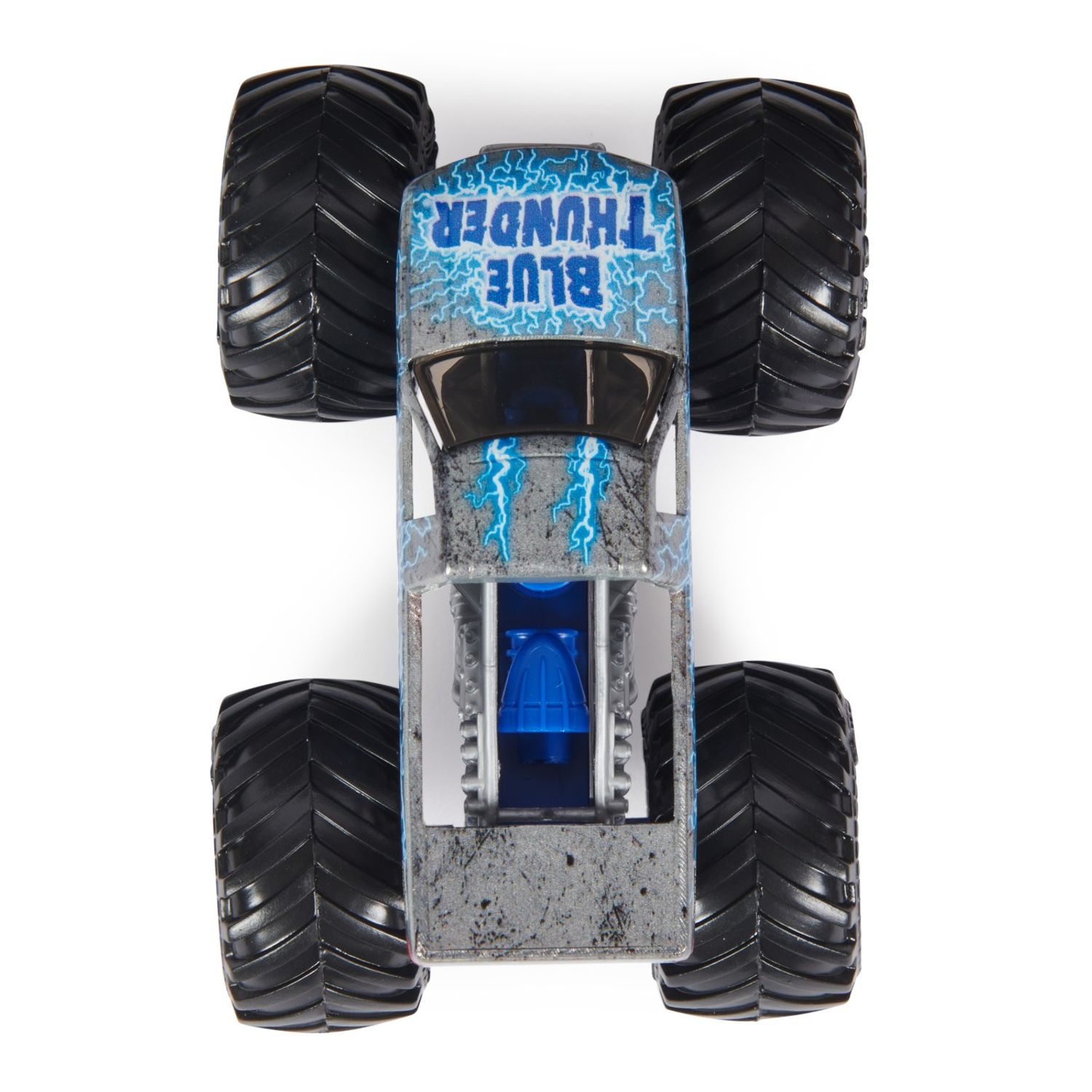Monster Jam Masinuta Metalica Blue Thunder Scara 1 La 64 fotografia produsului View 6 L