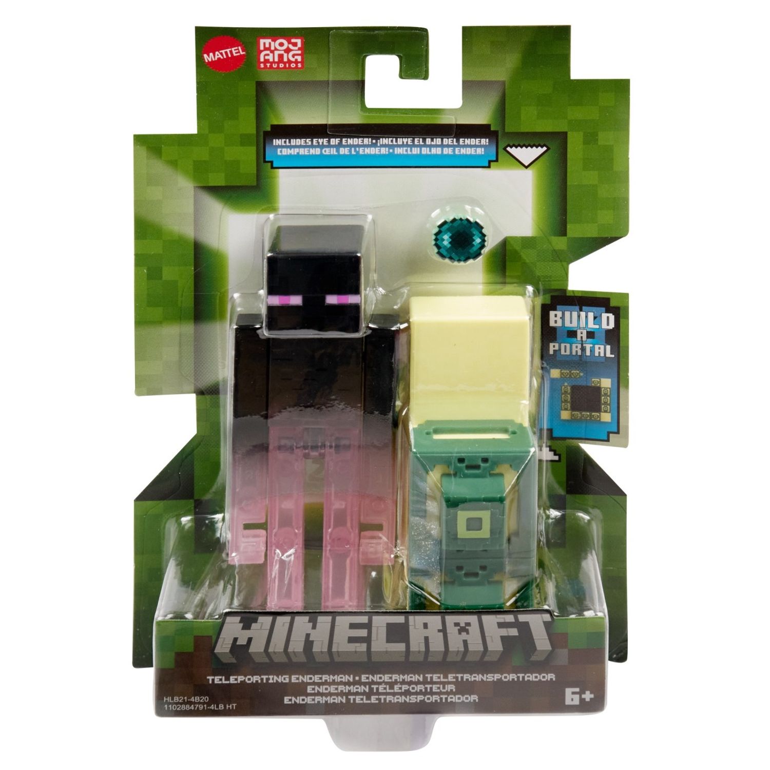 Minecraft Craft A Block Figurina Teleporting Enderman 8Cm fotografia produsului