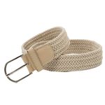 Curea elastica Pufo Sailor pentru barbati 105-125 x 3.5 cm, reglabila, bej fotografia produsului