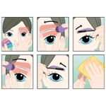 Set sprancene cu 4 sabloane Beauty and Me Top Model fotografia produsului View 4 S