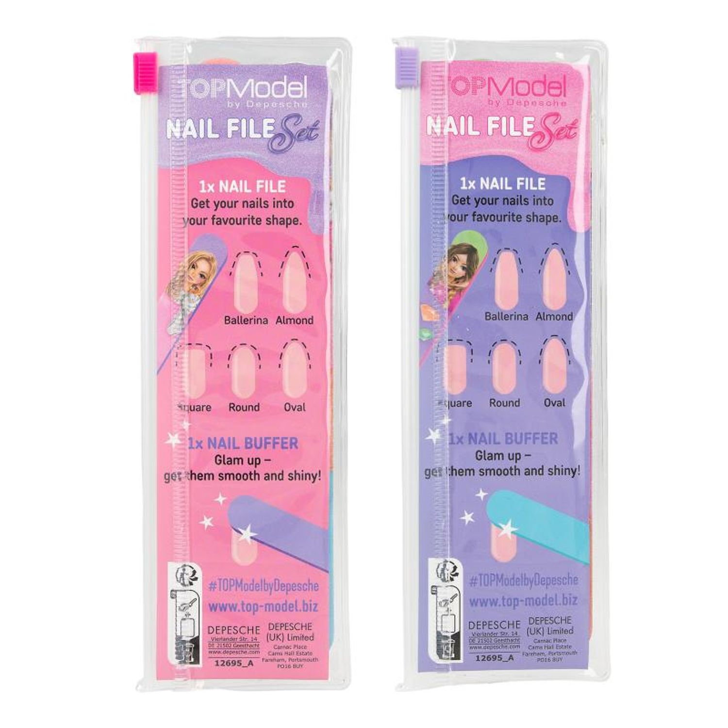 Set 2 Pile pentru unghii BEAUTY and Me Top Model fotografia produsului View 2 L