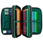 Penar triplu echipat 3D Verde Dino World fotografia produsului View 3 S