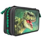 Penar triplu echipat 3D Verde Dino World fotografia produsului View 2 S