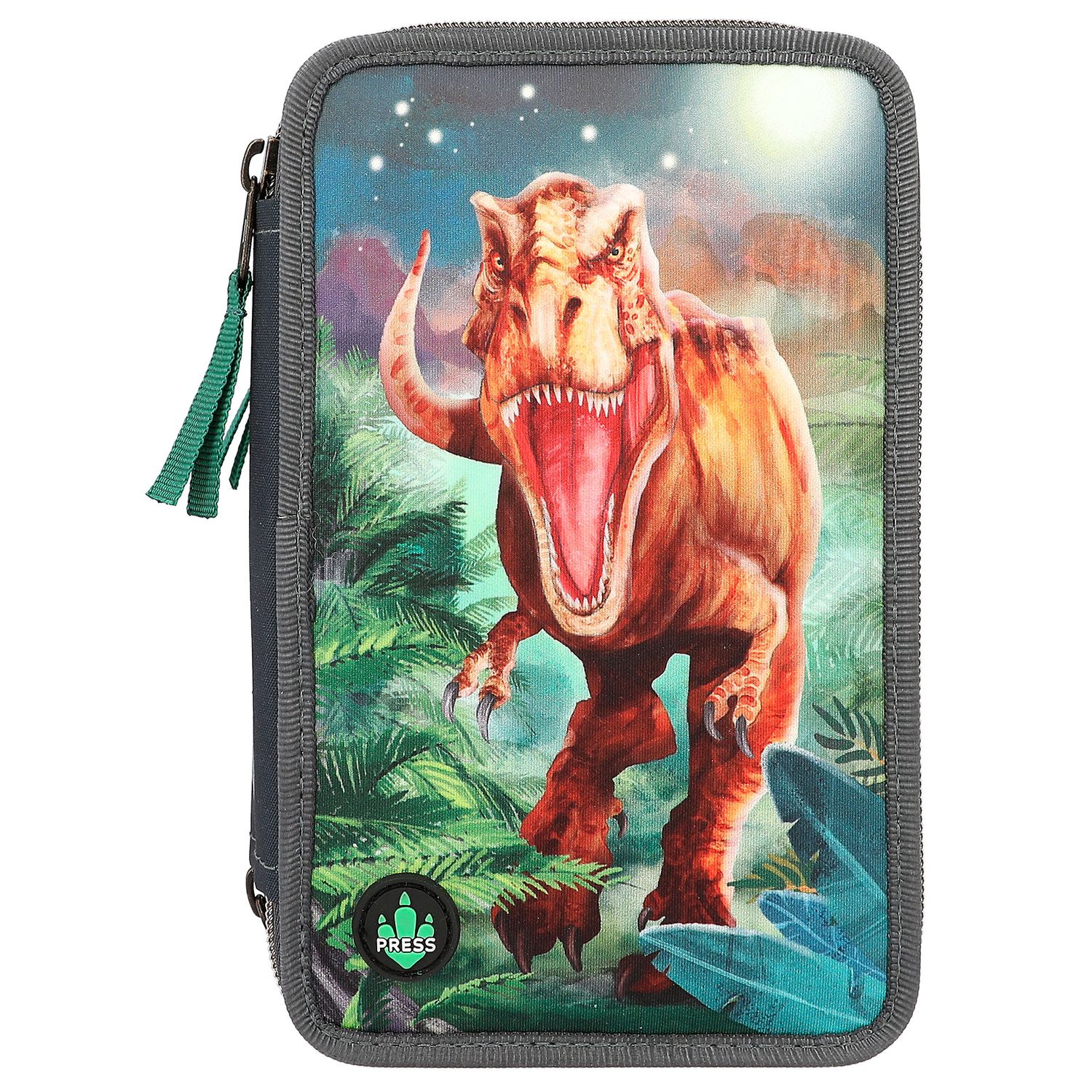 Penar triplu echipat LED Gri Dino World fotografia produsului