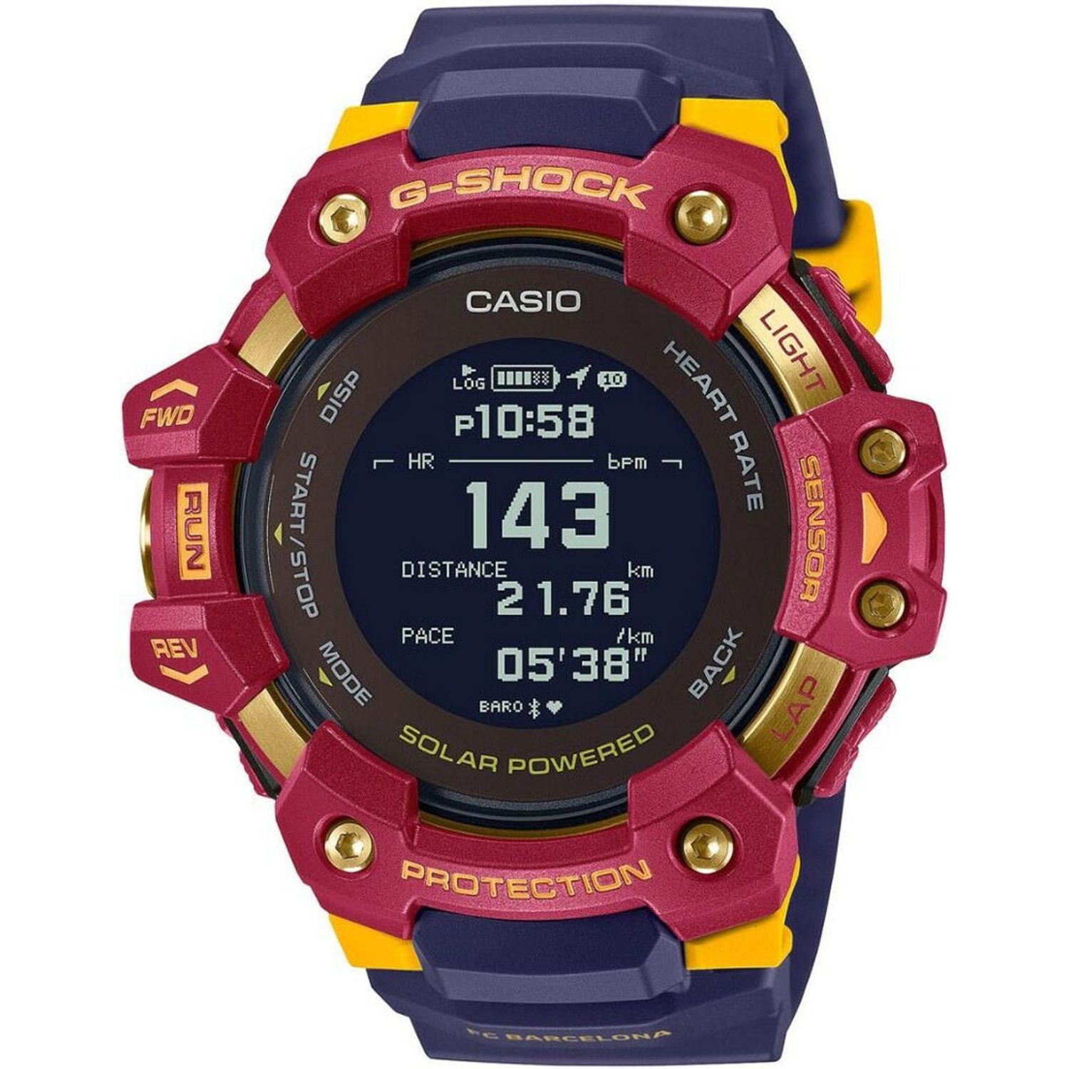 Ceas Smartwatch Barbati, Casio G-Shock, G-Squad Bluetooth GBD-H1000BAR-4ER fotografia produsului