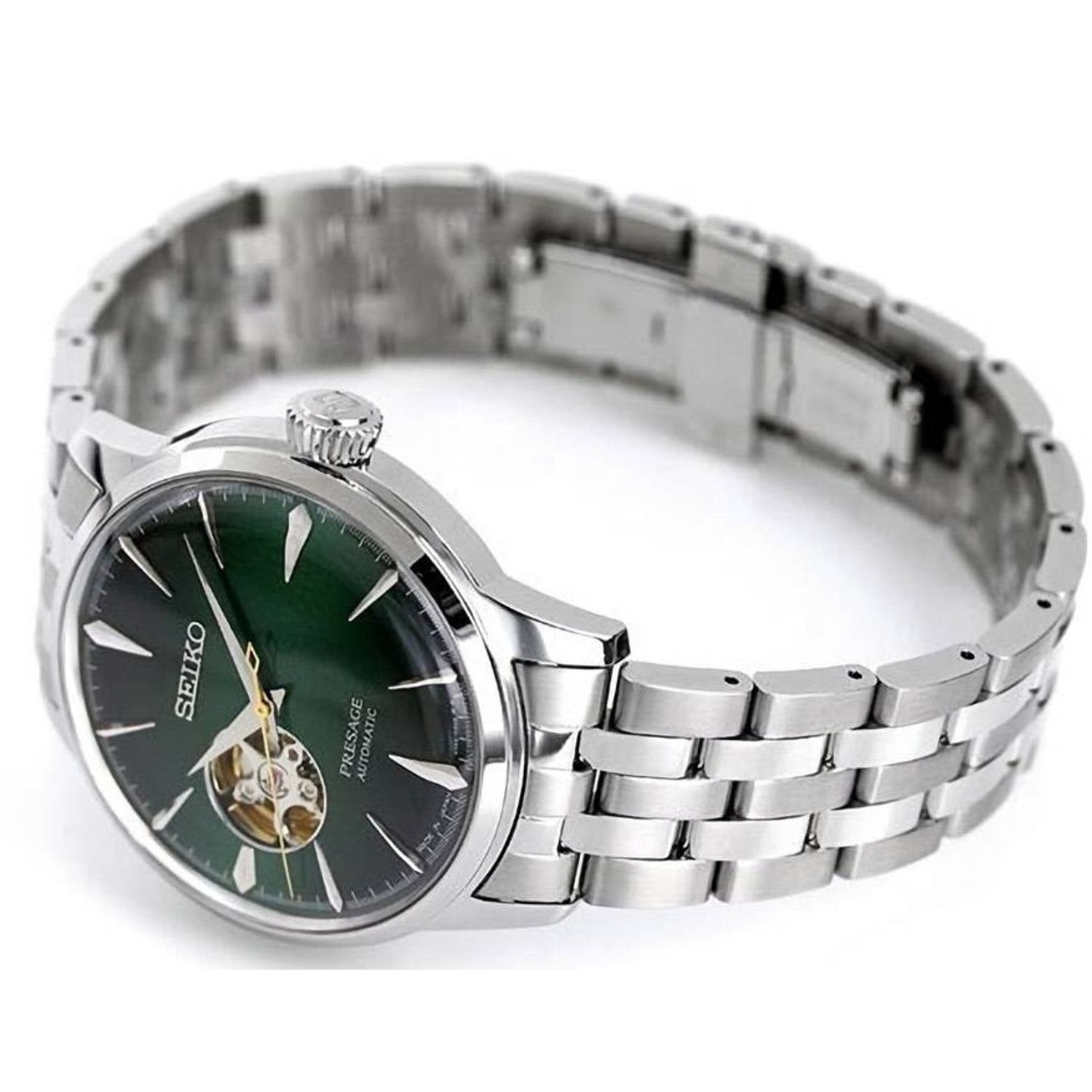 Ceas Barbati, Seiko, Presage Cocktail Time Grasshopper SSA441J1 fotografia produsului View 6 L