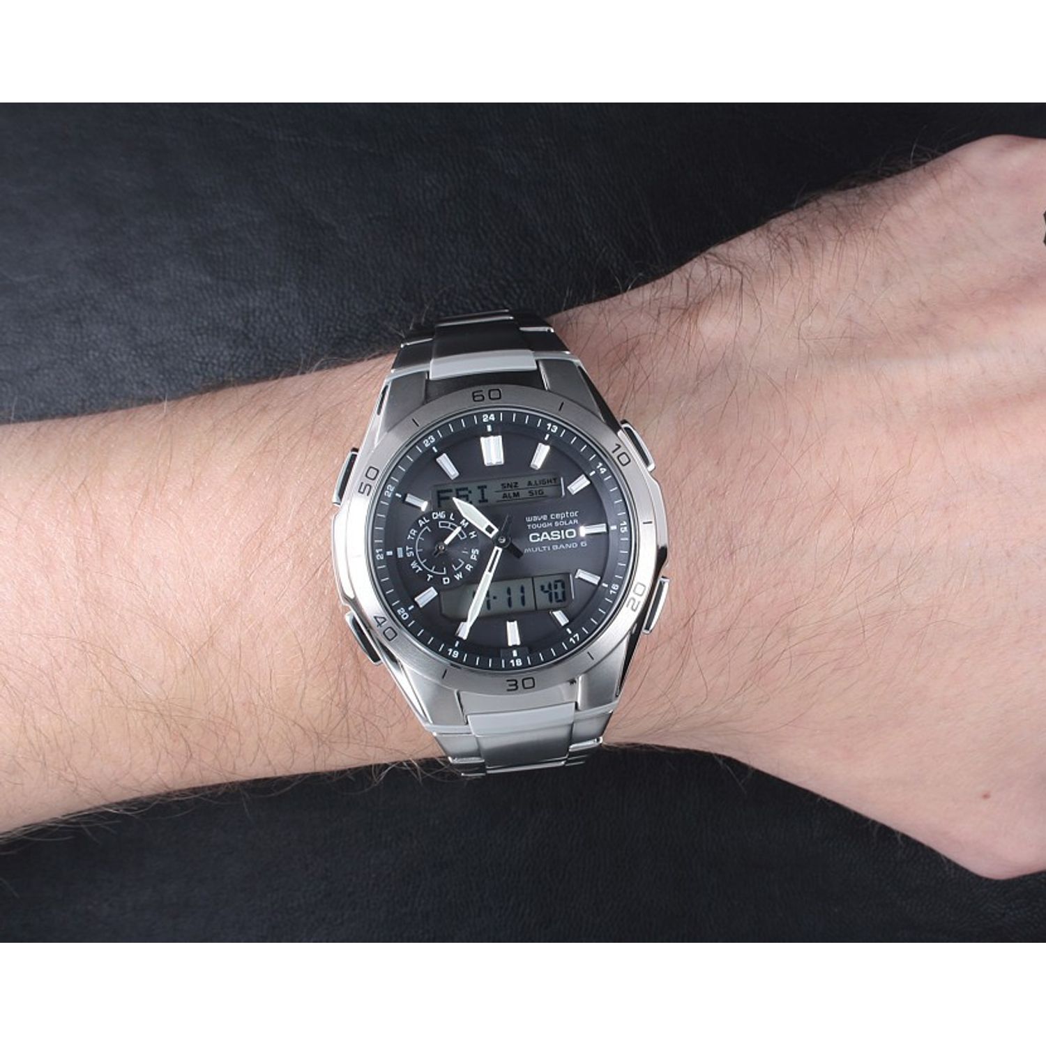 Ceas Barbati, Casio, WaveCeptor Radio Controlled WVA-M650TD-1A fotografia produsului View 2 L