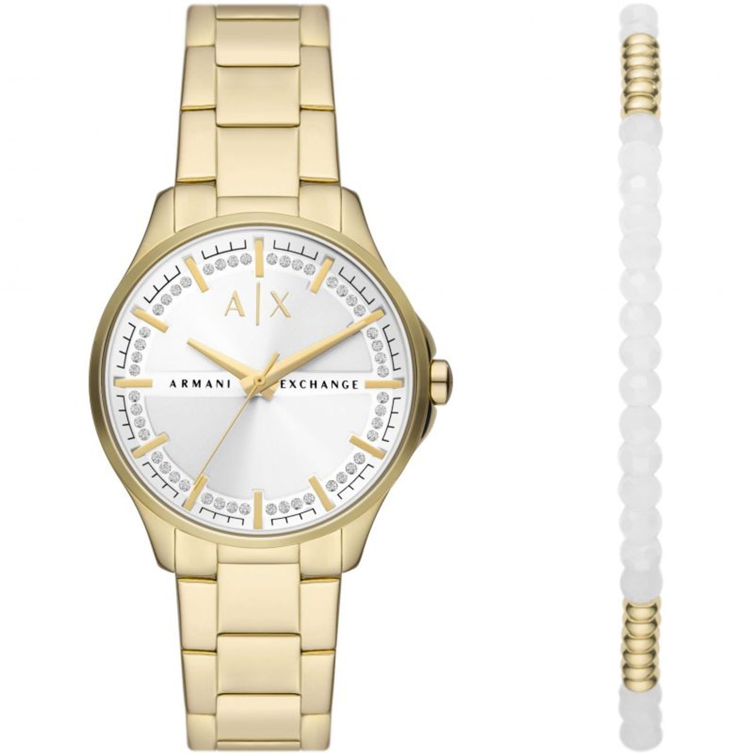 Ceas Dama, Armani Exchange, Hampton AX7139SET, Set cu Bratara fotografia produsului