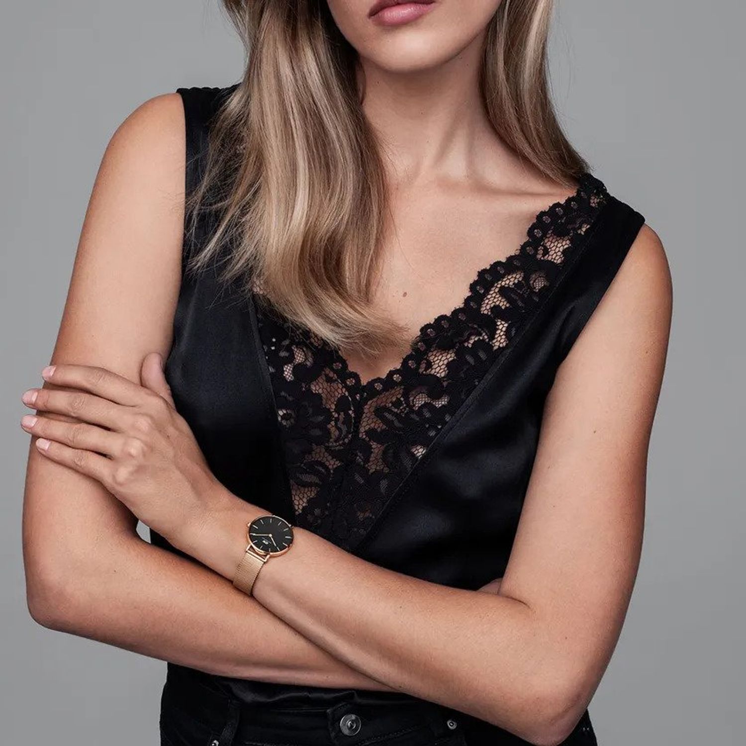 Ceas Dama, Daniel Wellington, Petite Melrose DW00100161 fotografia produsului View 4 L